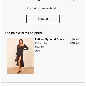 Reformation sigmud 8p dress